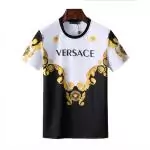 versace t-shirt crew neck cotton versace logo top